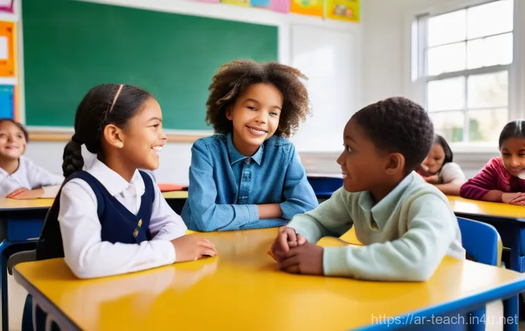 교사 종합 학습 계획 수립법 - **Prompt 1: Understanding Student Needs in a Vibrant Classroom**
    "A brightly lit and warm elemen...