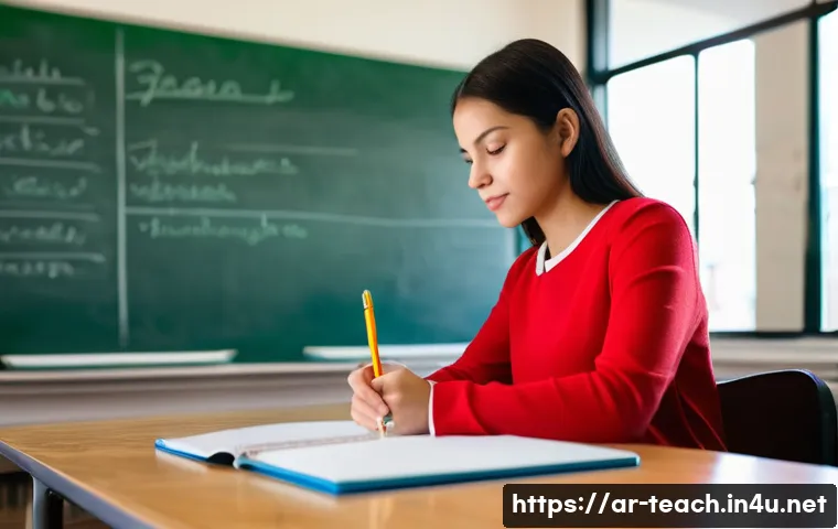교사 수업 관찰 일지 작성법 - **Prompt 1: Reflective Teacher Observing and Planning**
    "A thoughtful female teacher, mid-30s, w...